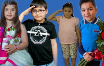 Bu gün birinci sinifə gedən şəhid övladları